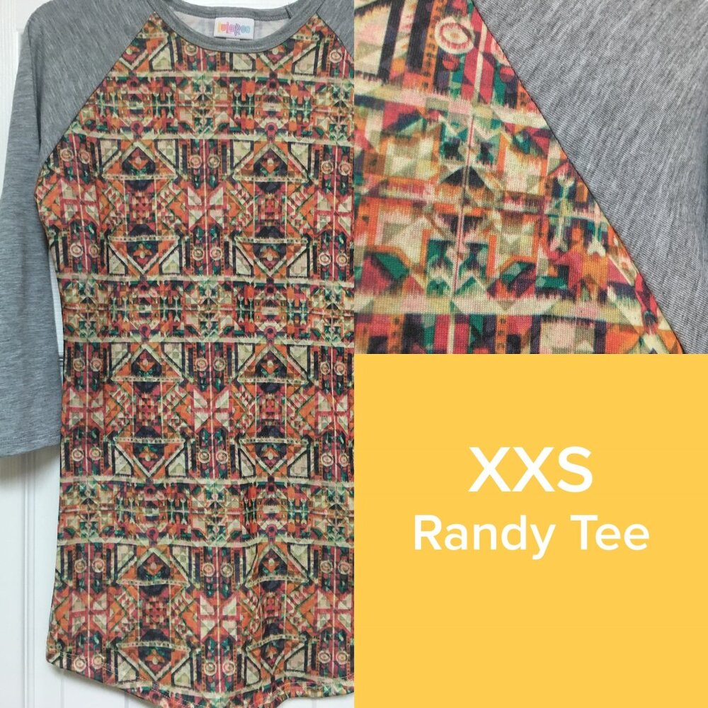 LuLaRoe Randy Tee Size XXS - NWT